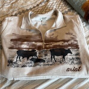 Ariat Western Quarter-Zip Pullover